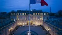 Vue du palais de l'Elysée à Paris, le 12 mars 2019