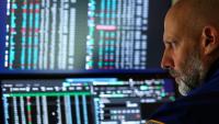 Un trader à la Bourse de New York, le 16 avril 2026