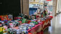 Un stand de vente de produits d'hygiène, à La Havane, le 18 juin 2026