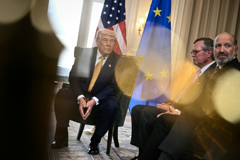 Donald Trump, en Ecosse, le 27 juillet 2025