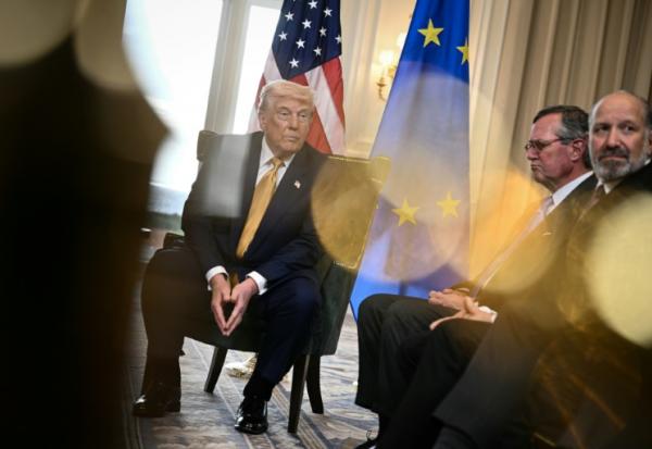 Donald Trump, en Ecosse, le 27 juillet 2025