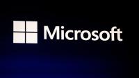 Logo Microsoft en 2026 à Montréal.