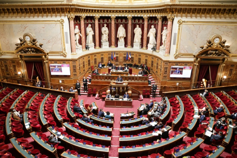 Le Sénat le 13 avril 2026, à Paris