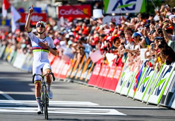 Tadej Pogacar à Liège le 26 avril 2026