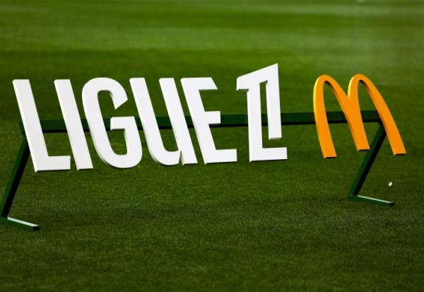 Logo de la Ligue 1, le 17 août 2024 à Brest