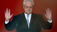 Lionel Jospin lors de sa défaite au premier tour de la présidentielle le 21 avril 2002
