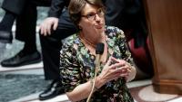 La ministre de l'Agriculture, Annie Genevard, lors de la séance des questions au gouvernement à l'Assemblée nationale, le 15 juillet 2026 à Paris