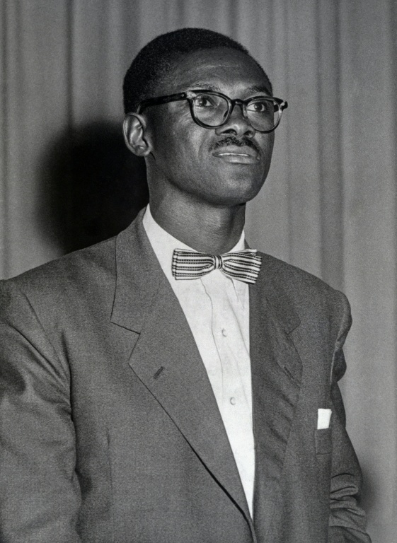 Patrice Lumumba, leader du mouvement national congolais, dans les années 50