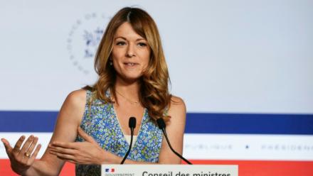 La porte-parole du gouvernement, Maud Bregeon, le 22 juillet 2026 à Paris.