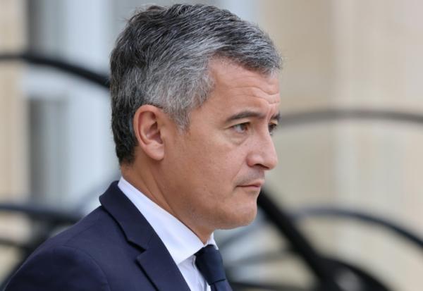 Le mnistre de la Justice, Gérald Darmanin, à la sortie de l'Elysée, le 10 juin 2026 à Paris