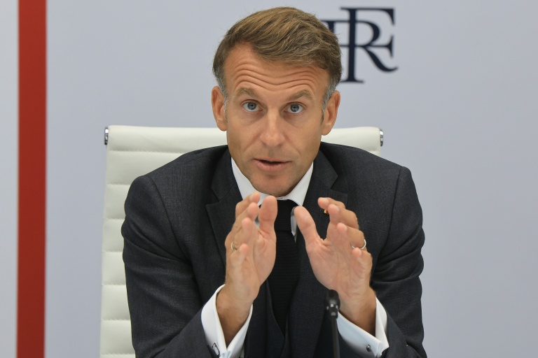 Le président français Emmanuel Macron le 2 octobre 2026 à Paris