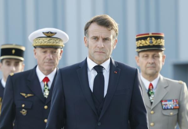 Le président Emmanuel Macron en visite à Toulouse le 12 novembre 2025.  