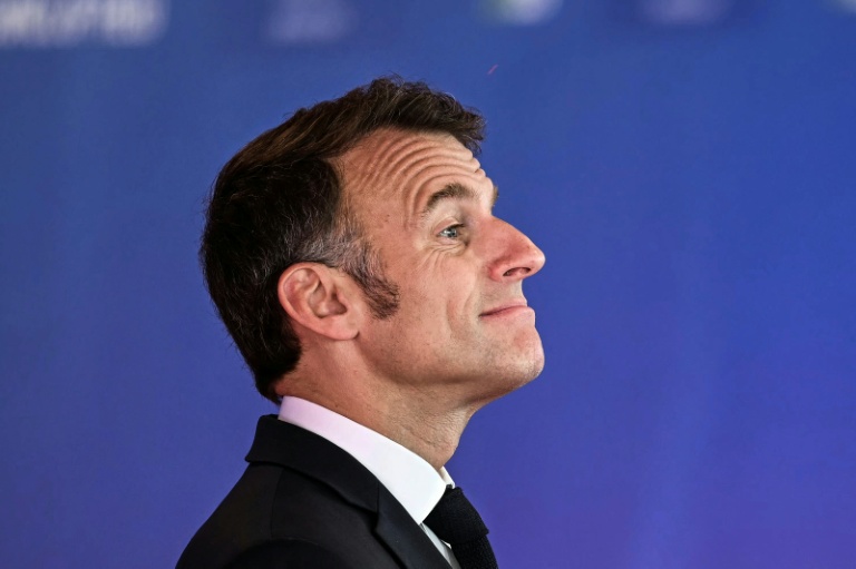 Le président Emmanuel Macron le 24 avril 2026 à Nicosie pour un sommet européen