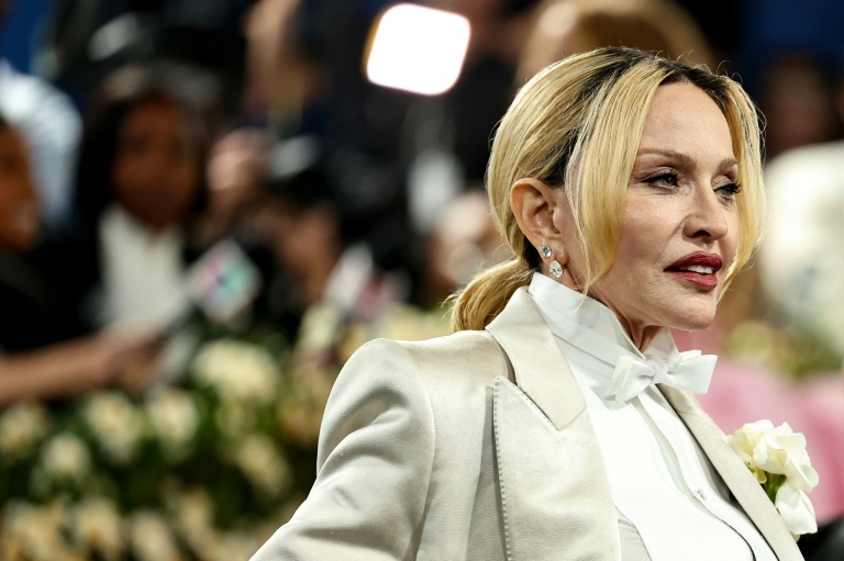 Madonna lors de l'édition 2025 du Met Gala à New York
