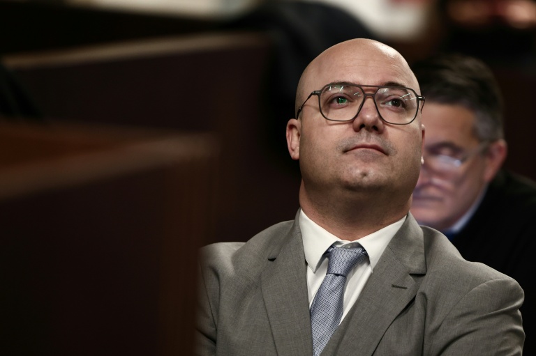 Le maire d'Orange Yann Bompard, le 17 décembre 2025 au tribunal de Marseille