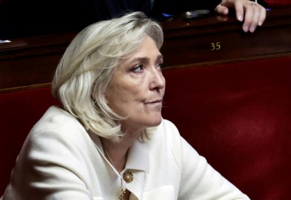Marine Le Pen le 8 novembre 2025 à l'Assemblée nationale à Paris