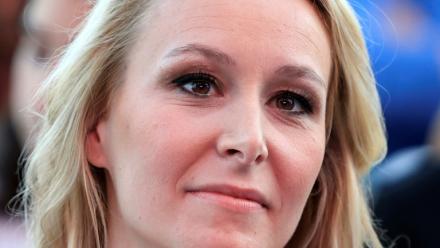L'eurodéputée Marion Maréchal, le 5 juin 2024, à Nice, dans les Alpes-Maritimes