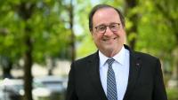 L'ancien président François Hollande à Liffré le 25 avril 2026