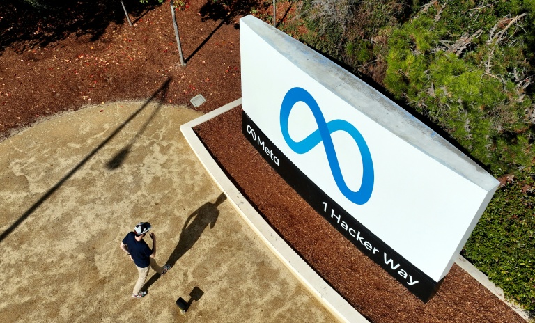 Les bureaux du siège social de Meta (anciennement Facebook) à Menlo Park, en Californie (Etats-Unis), le 9 novembre 2022.