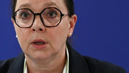 La procureure de Nîmes Cécile Gensac, à Nîmes le 2 mai 2025