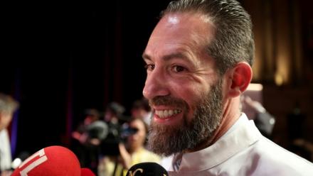 Michaël Arnoult, le chef du restaurant La Morainières, le 16 mars 2026 à Monaco