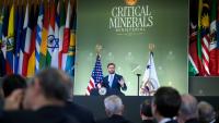 US Vice President JD Vance addresses a ministerial meeting on critical minerals at the State Department