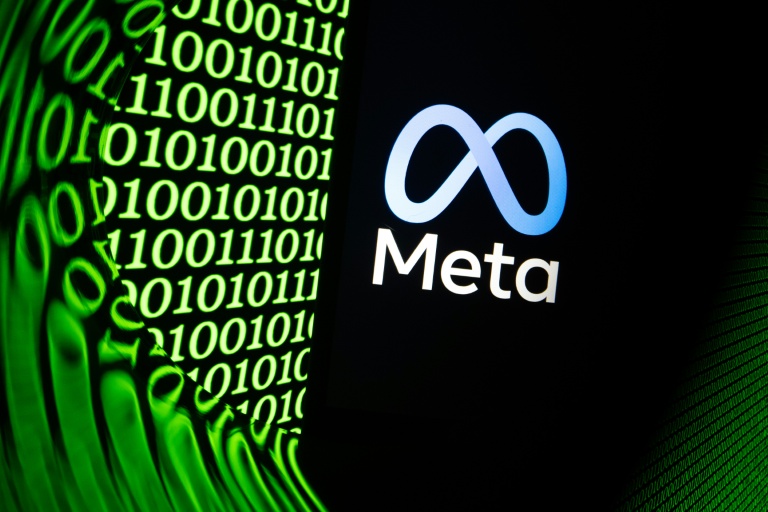 Photo d'illustration montrant le logo de Meta affiché sur l'écran d'un smartphone à Mulhouse (est de la France), le 11 février 2026