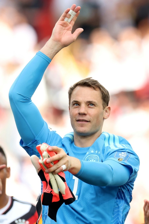 Le gardien allemand Manuel Neuer après la victoire (2-1) contre la Côte d'Ivoire  le 20 juin 2026 à Toronto (Canada)
