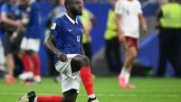 Le défenseur français Dayot Upamecano après la défaite en demi-finale du Mondial-2026 face à l'Espagne, à Arlington, le 14 juillet 2026