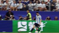 Lionel Messi lors de la victoire 2-0 de l'Argentine face à l'Autriche le 22 juin 2026 à Arlington (Texas). Après son triplé conre l'Algérie, le génie argentin s'est offert un doublé et trône désormais seul au sommet du classement des meilleurs buteurs en Coupe du monde avec 18 réalisations