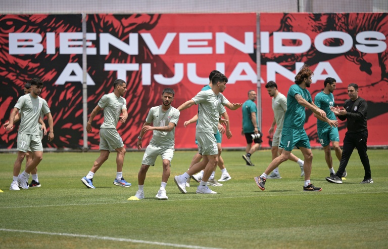 L'équipe d'Iran à l'entraînement le 11 juin 2026 à Tijuana (Mexique), avant son entrée en lice dans le Mondial.