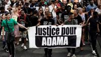 Manifestation en soutien à la famille d'Adama Traoré, à  Beaumont-sur-Oise, le 20 juillet 2019
