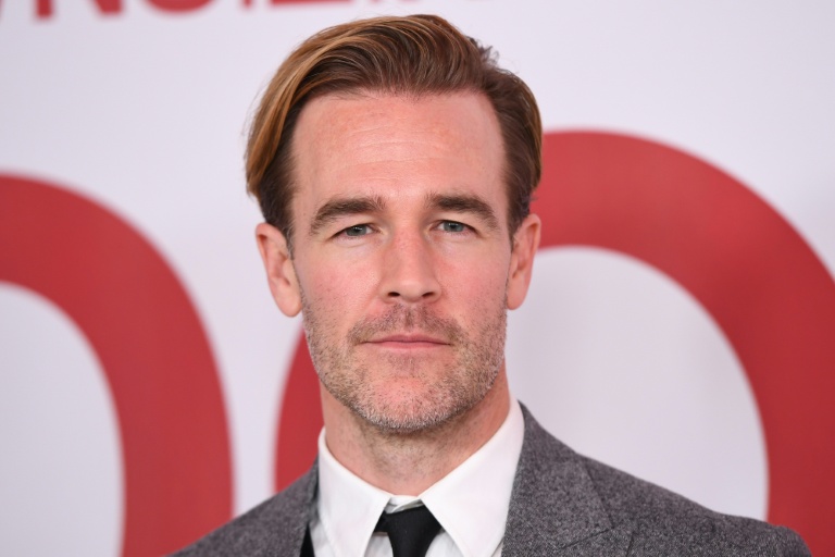 L'acteur américain James Van Der Beek arrive pour la projection du film 