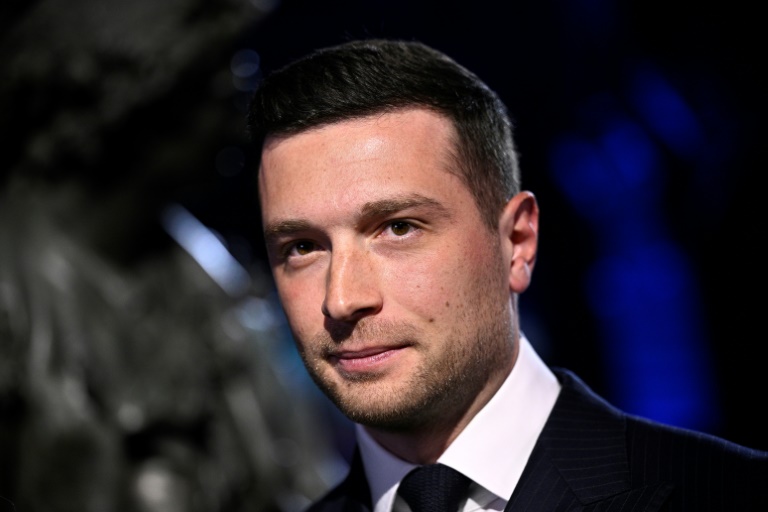 Le président du Rassemblement national (RN), Jordan Bardella, le 13 janvier 2026 à Paris