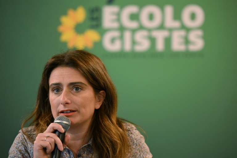 La secrétaire nationale des Ecologistes, Marine Tondelier, le 19 janvier 2026 à Paris