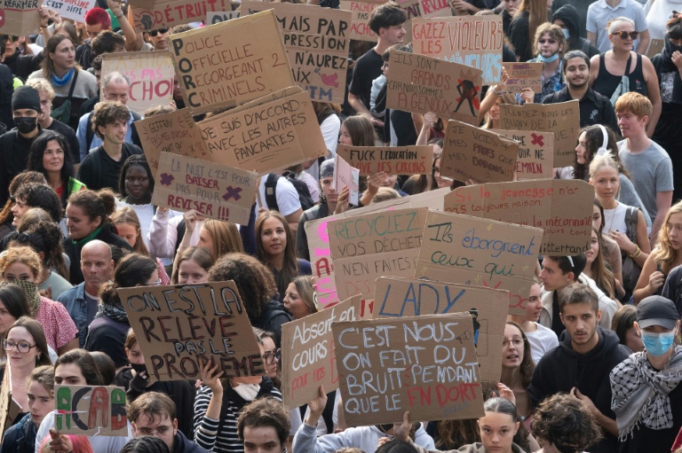 Manifestation lycéenne à Nantes, le 6 octobre 2026