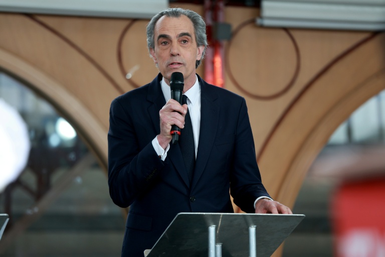 Philippe Dessertine, candidat sans étiquette aux municipales à Bordeaux, le 26 février 2026, à Bordeaux