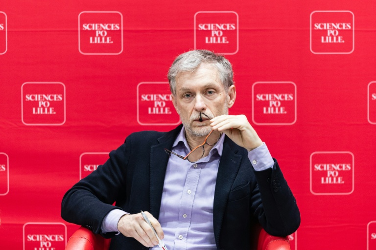 Stephane Baly, candidat écologiste à la mairie de Lille, le 10 février 2026 à Sciences Po Lille