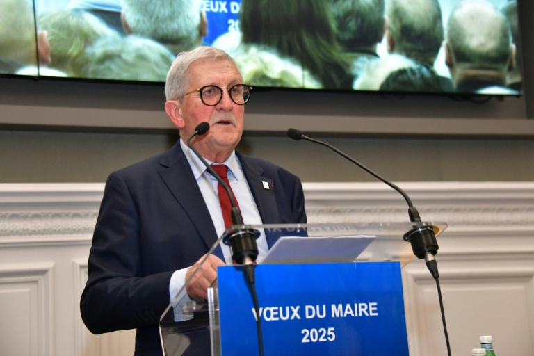 Le maire de Limoges Emile Roger Lombertie, le 10 janvier 2025, à Limoges