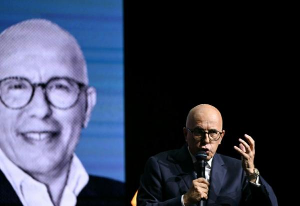 Eric Ciotti, président de l'UDR, s'exprime lors du "sommet des libertés", le 24 juin 2025 à Paris