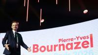 Pierre-Yves Bournazel (Horizons) lance sa campagne pour les élections municipales à Paris, le 3 juin 2025