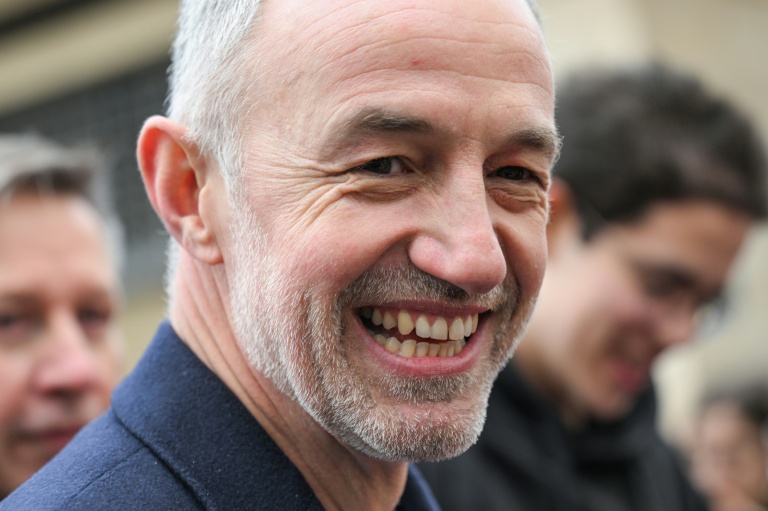 Le candidat socialiste à la mairie de Paris Emmanuel Grégoire, le 28 février 2026, à Paris