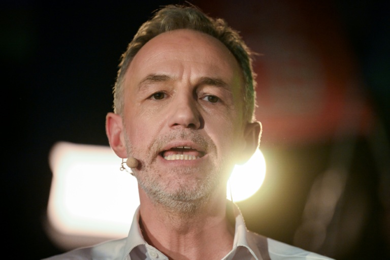 Emmanuel Grégoire, tête de liste de la gauche hors LFI aux élections municipales à Paris, le 14 janvier 2026 à Paris