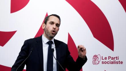 Le secrétaire général du PS Pierre Jouvet le 26 janvier 2026 à Paris