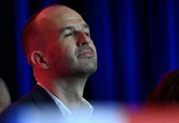 Le coordinateur national de LFI, Manuel Bompard, le 7 mars 2026 à Marseille 