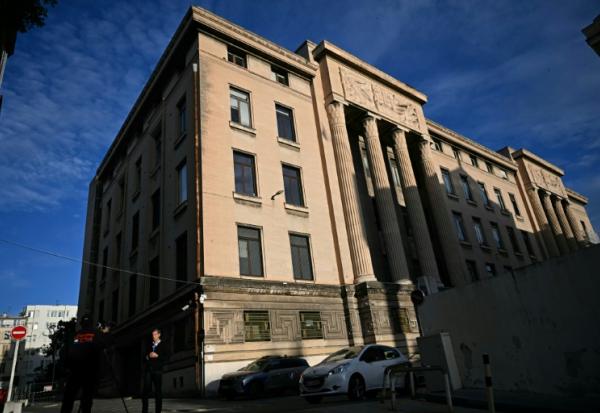 Le palais de justice de Marseille,le 18 mai 2025, à la veille du procès de Félix Bingui, le chef présumé du gang Yoda, poursuivi pour trafic de stupéfiants.