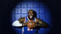 LeBron James avec les Philadelphie 76ers lors du media day à Philadelphie, le 28 septembre 2026