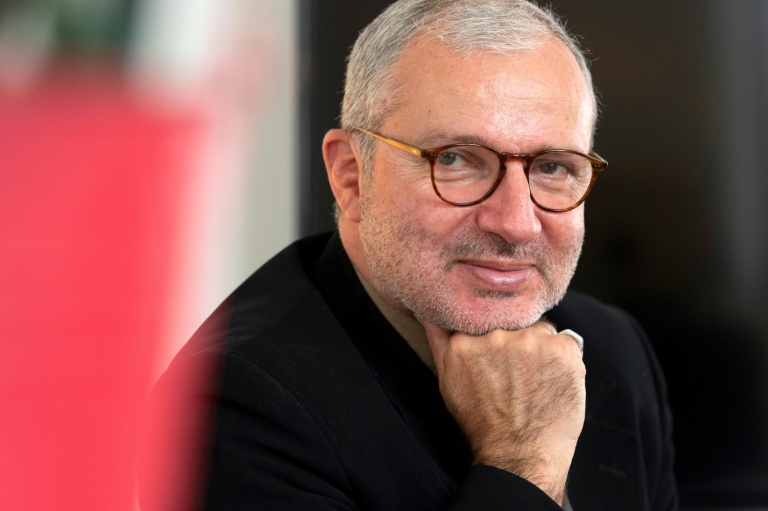 Le maire LREM de Nevers Denis Thuriot, le 28 avril 2021, à Nevers dans la Nièvre