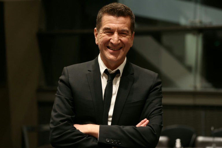 Matthieu Pigasse, propriétaire des Inrocks et de Radio Nova, à l'Assemblée nationale à Paris le 2 avril 2026