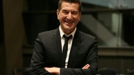 Matthieu Pigasse, propriétaire des Inrocks et de Radio Nova, à l'Assemblée nationale à Paris le 2 avril 2026